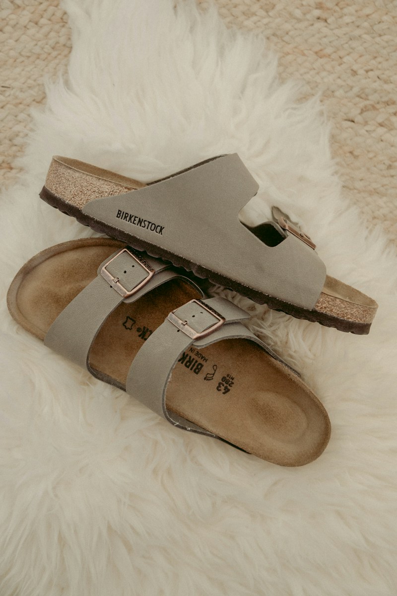 Birkenstock-Sandalen mit Kork-Fußbett
